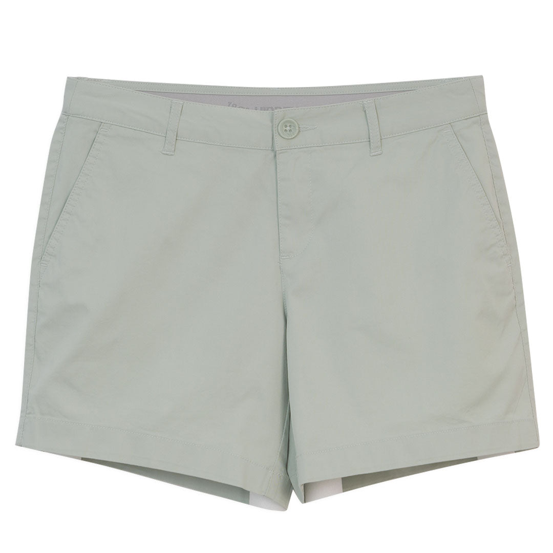 GIORDANO Women's Cotton Nylon Spandex Twill Mid Rise Slim Fit Pocket Shorts (05406218)