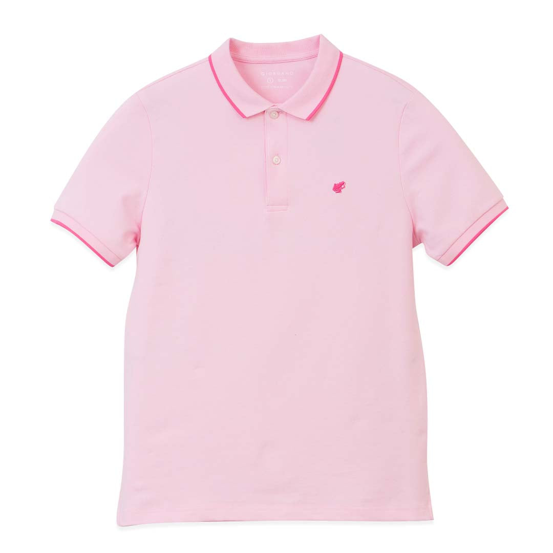GIORDANO Men's Frog Slim Fit Polo (01016267)