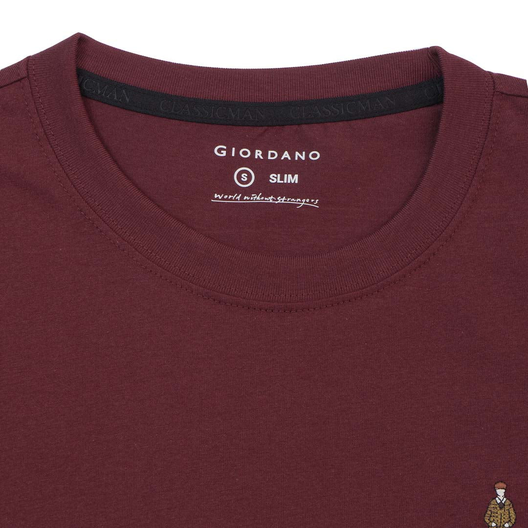 GIORDANO Men's Classic Man Crew Neck Tee (01025629)