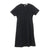GIORDANO Women's Nylon Spandex Round Neck Comfort Fit Elastic Waist Dress (05466208)