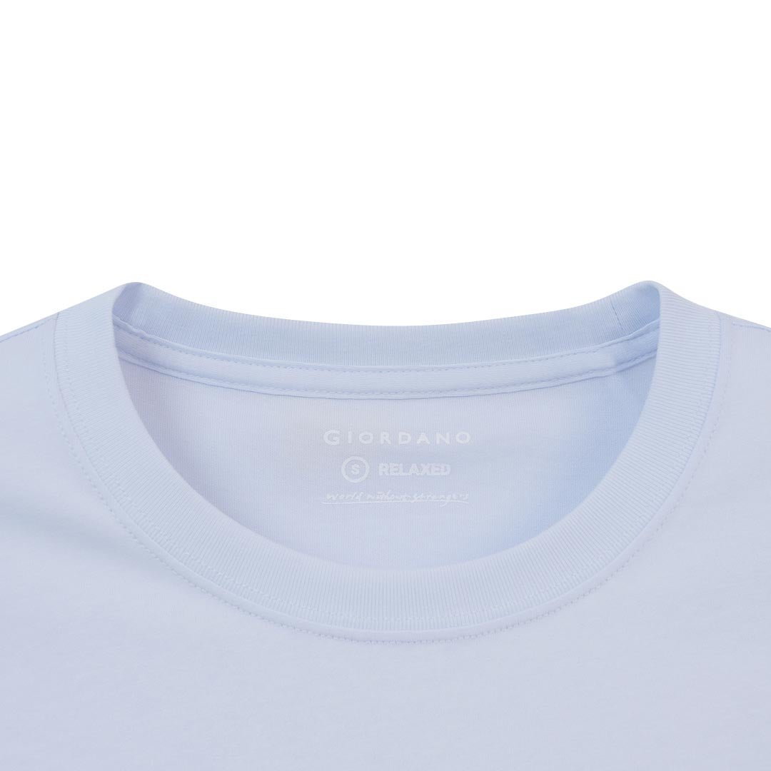GIORDANO Men's Happy Summer Cotton Jersey Relax Fit Printed Tee (01096345)