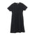 GIORDANO Women's Nylon Spandex Round Neck Comfort Fit Elastic Waist Dress (05466208)