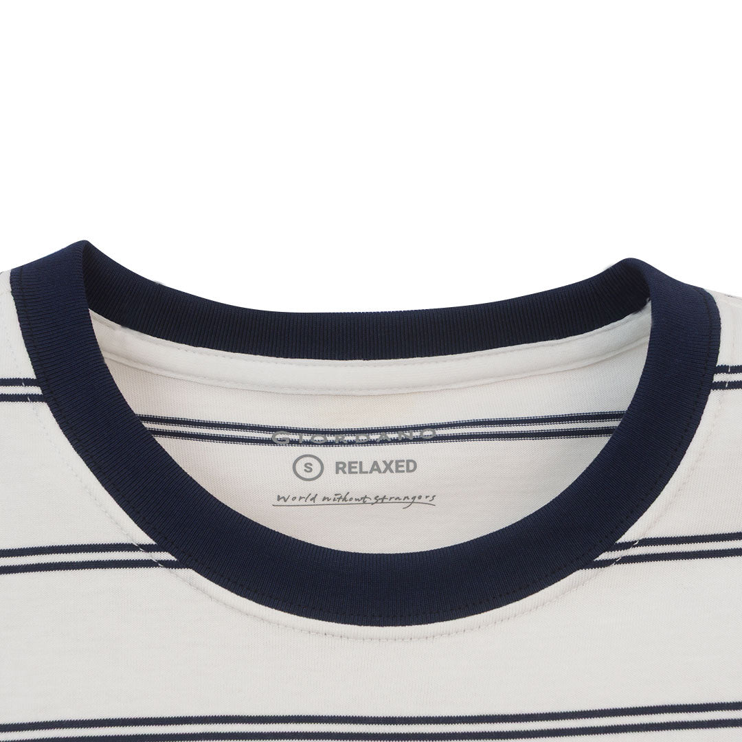 GIORDANO Men's Cotton Jersey Crew Neck Relax Fit Printed Tee (01096211)