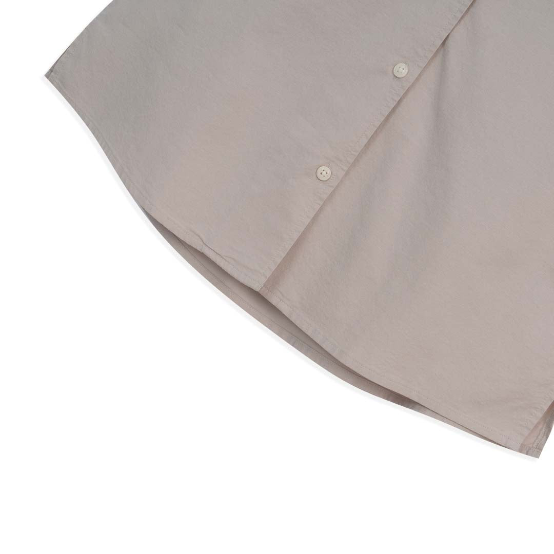 GIORDANO Women's Frog Stretch Oxford Notch Collar Short Sleeves Loose Fit Eco Soft Shirt (05346228)