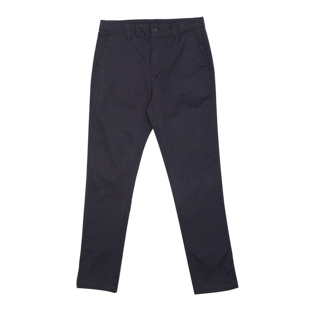 GIORDANO Men's Twill Mid Rise Regular Tapered Khaki Pants (01115027)