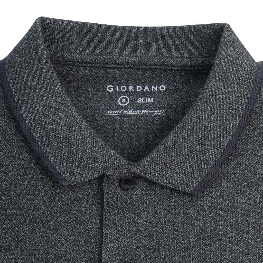 GIORDANO Men's Frog Slim Fit Polo (01016268)