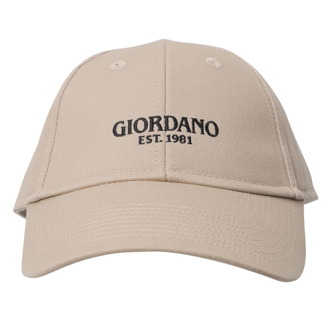GIORDANO Men's Embroidery Cap (01206001)