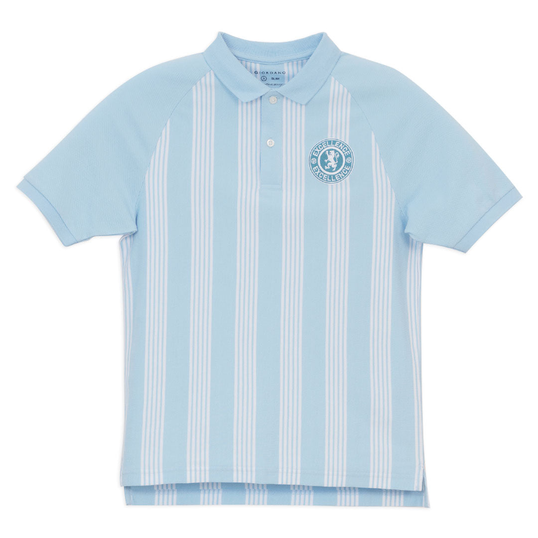 GIORDANO Men's Cotton Lycra Short Sleeve Embroidery World Cup Polo (01016181)