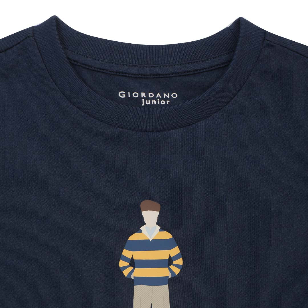 GIORDANO Junior Classics Club Printed Tee (03085294)