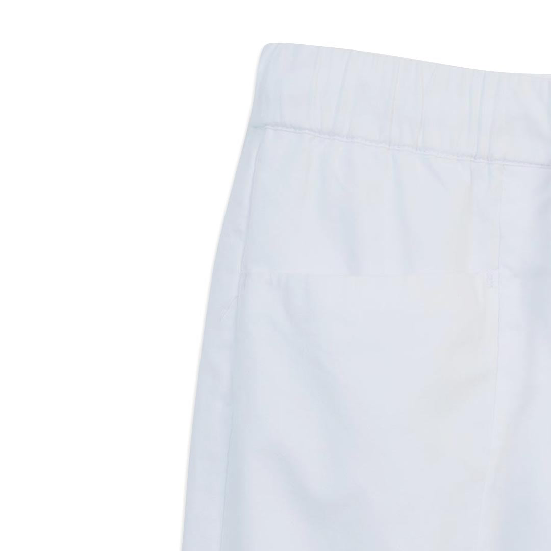 GIORDANO Women's Cotton Twill Mid Rise Regular Straight Fit Elastic Waist Audrey Pants (05426018)