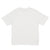 White short-sleeved t-shirt with a subtle embossed "WANDER" graphic on the chest.