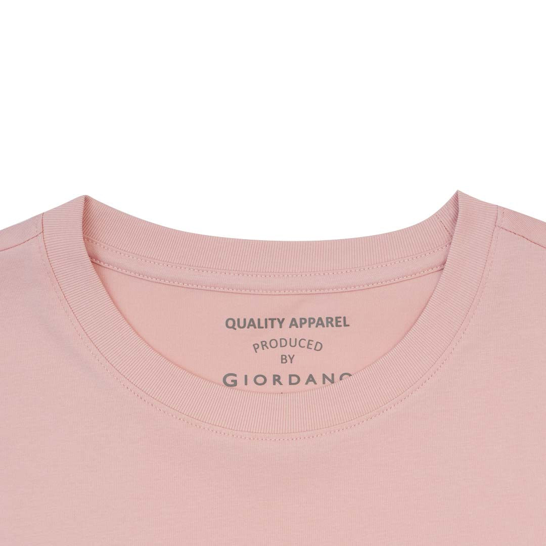 GIORDANO Women's Sorona Jersey Crew Neck Comfort Fit Tee (05325253)