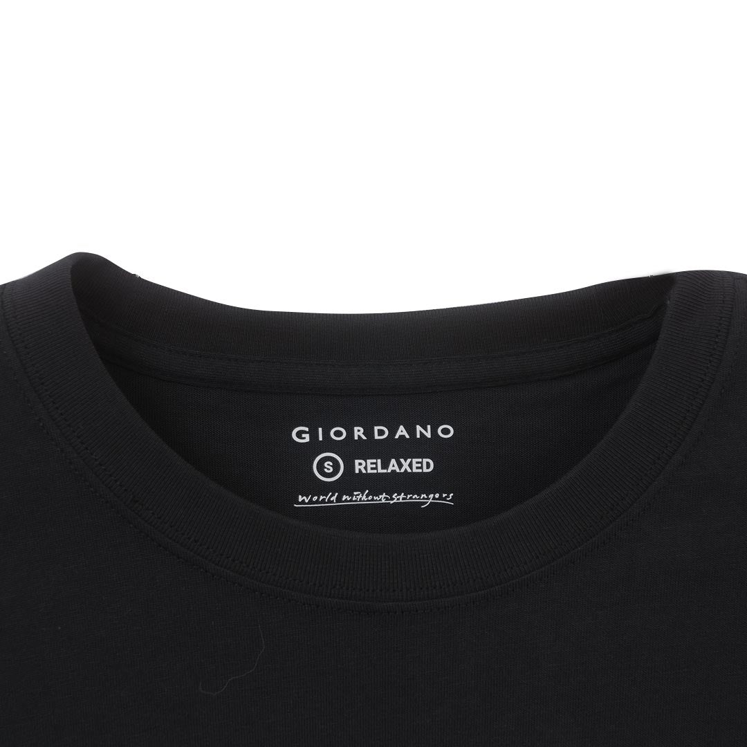 GIORDANO Men's Cotton Jersey Relax Fit Printed Tee (01096267)