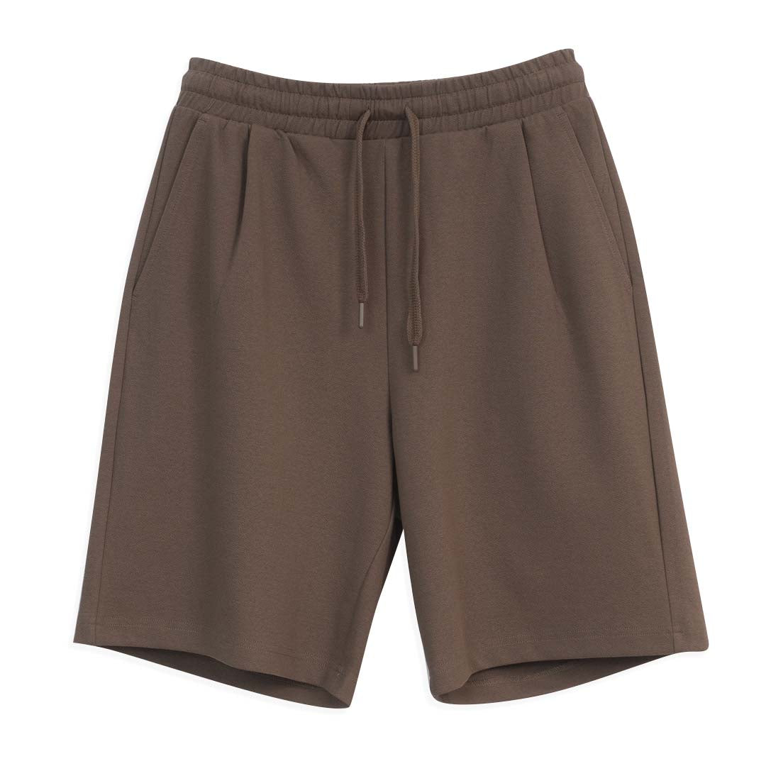 GIORDANO Men's Cotton Polyester Mid Rise Relax Fit Pocket Shorts (01106407)