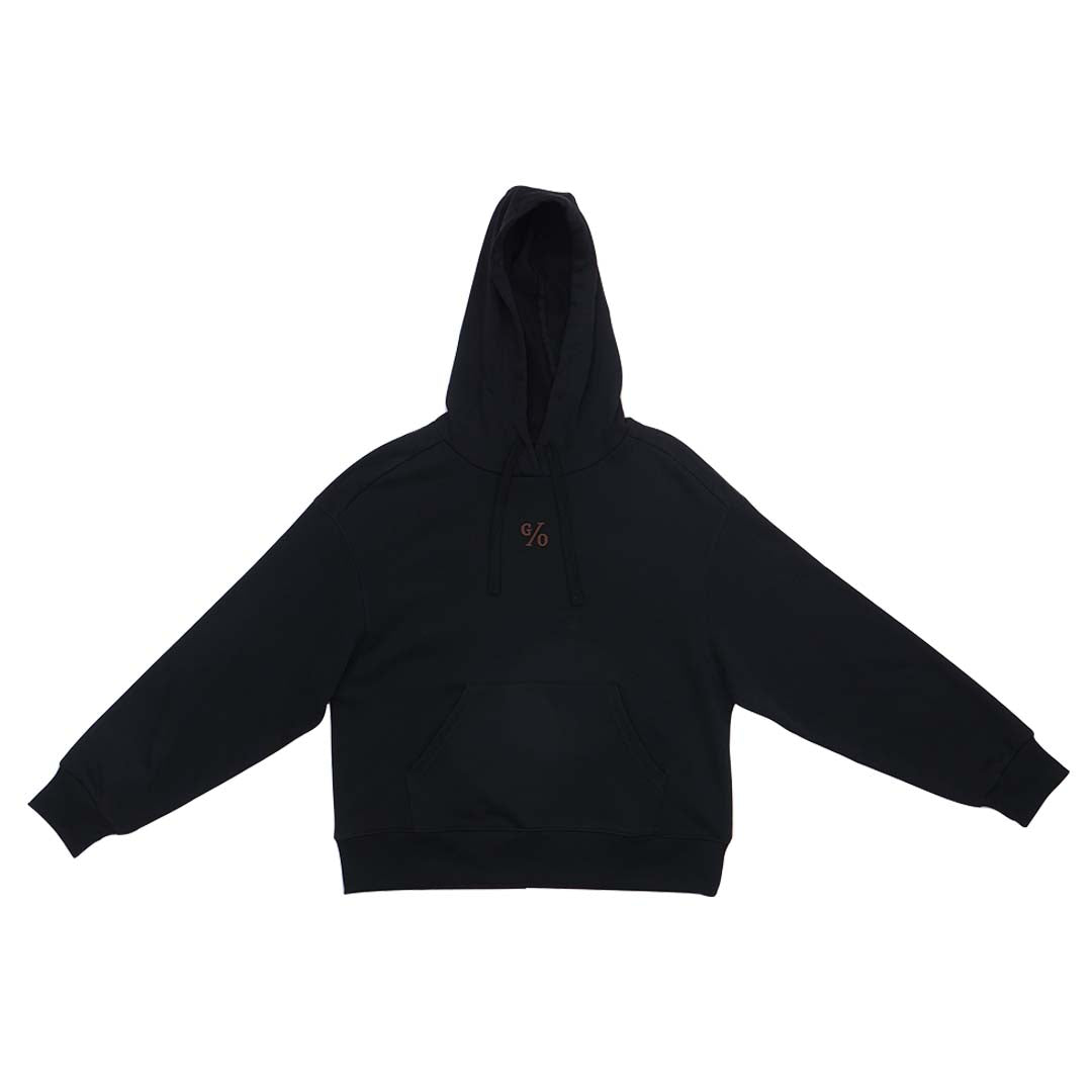 GIORDANO Women's French Terry Hoodie Loose Fit Sweatshirt (05325620)