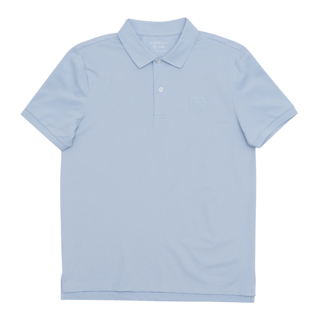 GIORDANO Men's Silk Blend Emblem Polo (01015221)
