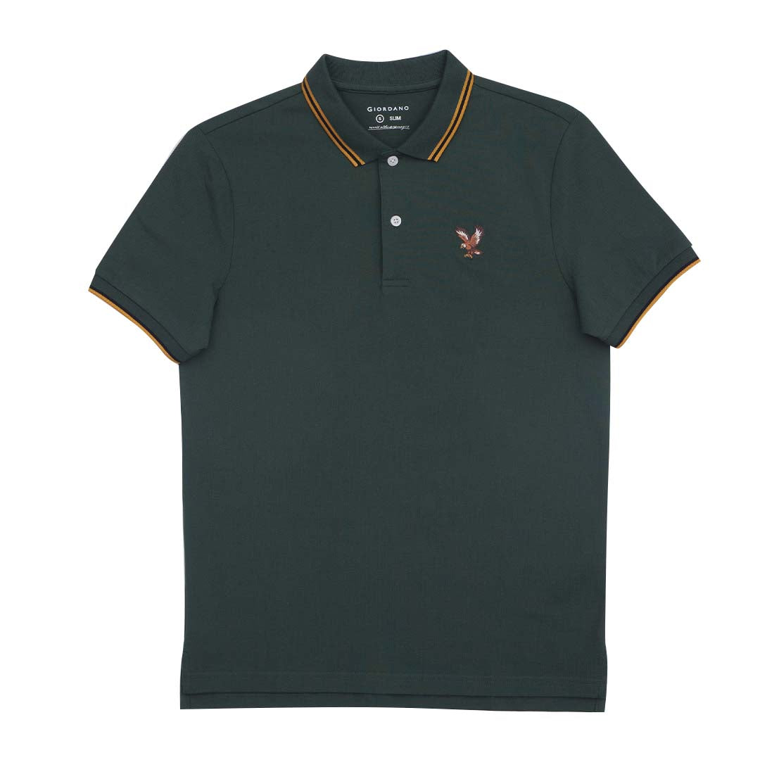 GIORDANO Men's Eagle Polo (01015237)