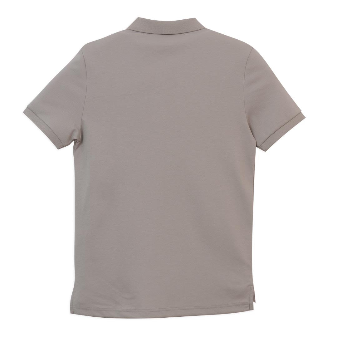 GIORDANO Men's Cotton Nylon Pique Slim Fit Solid Polo (01016275)