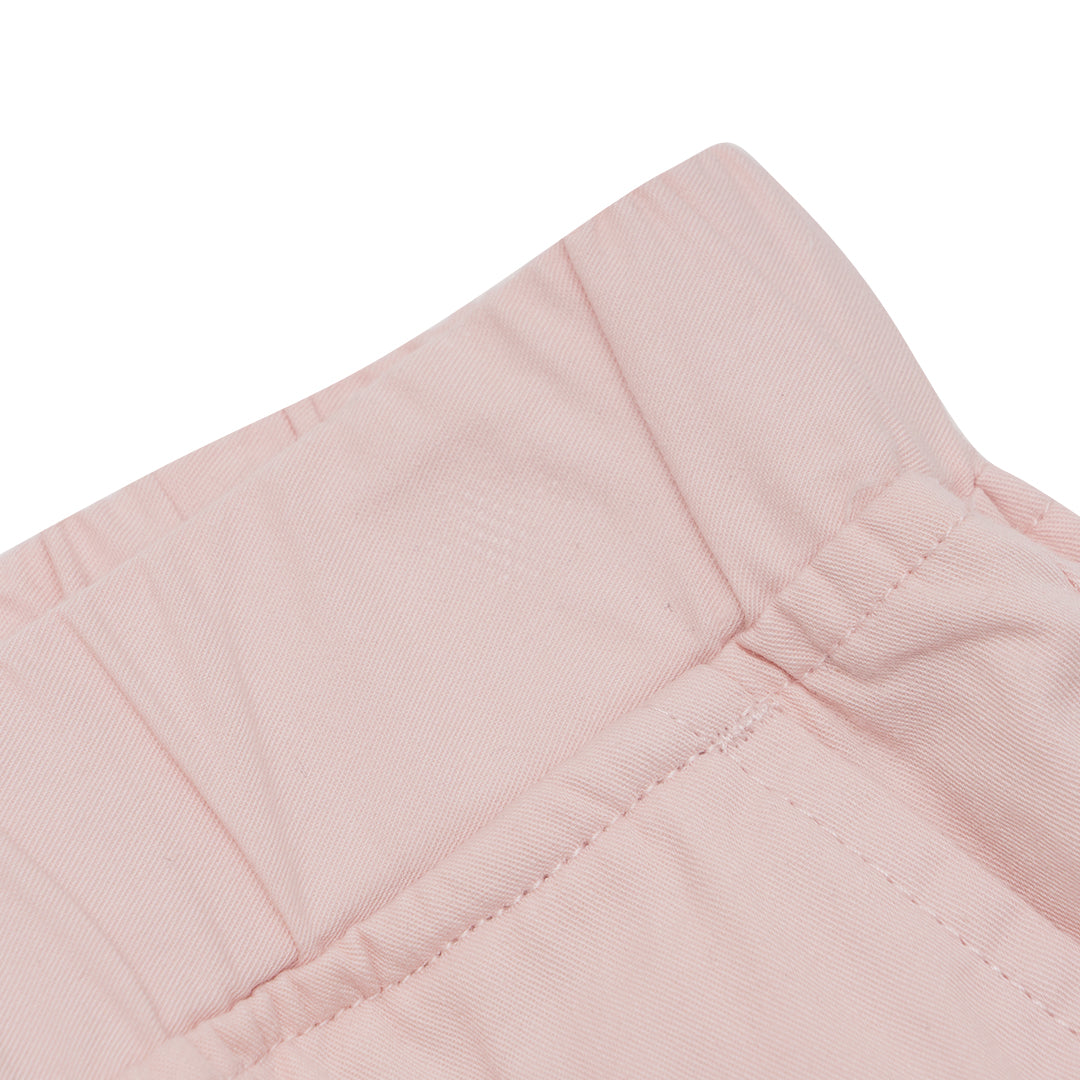 GIORDANO Women's Cotton Twill Mid Rise Relax Tapered Fit Audrey Pants (05425256)