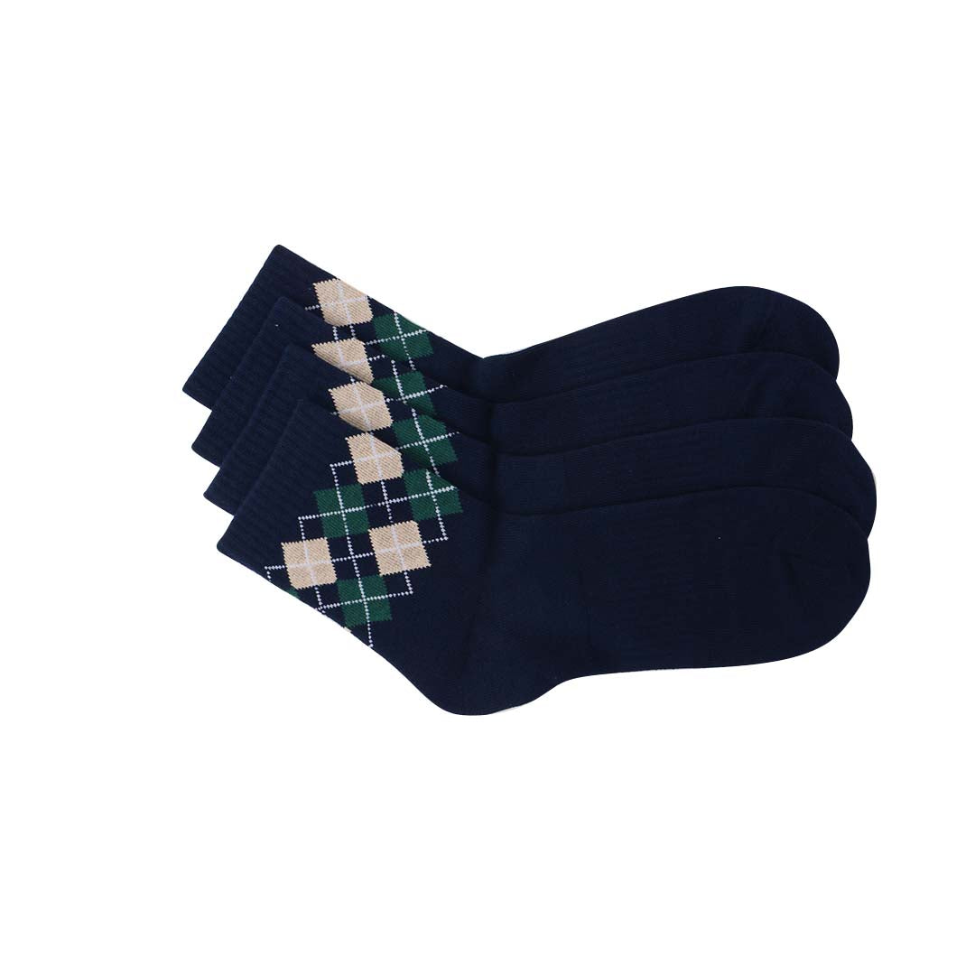 GIORDANO Men's 2 Pair in a Pack Mid Long Socks (01155011)