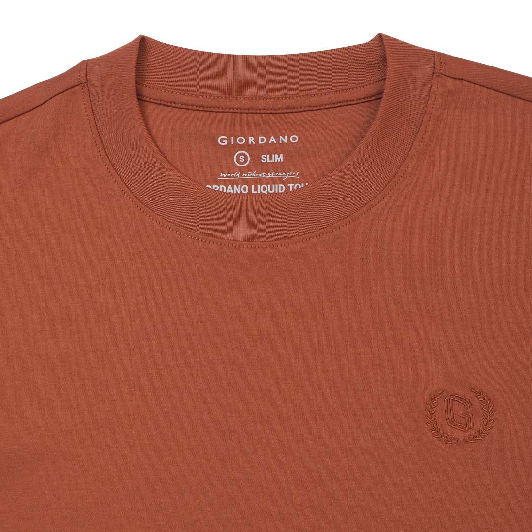 GIORDANO Men's Liquid Touch Crew Neck Tee (01025802)