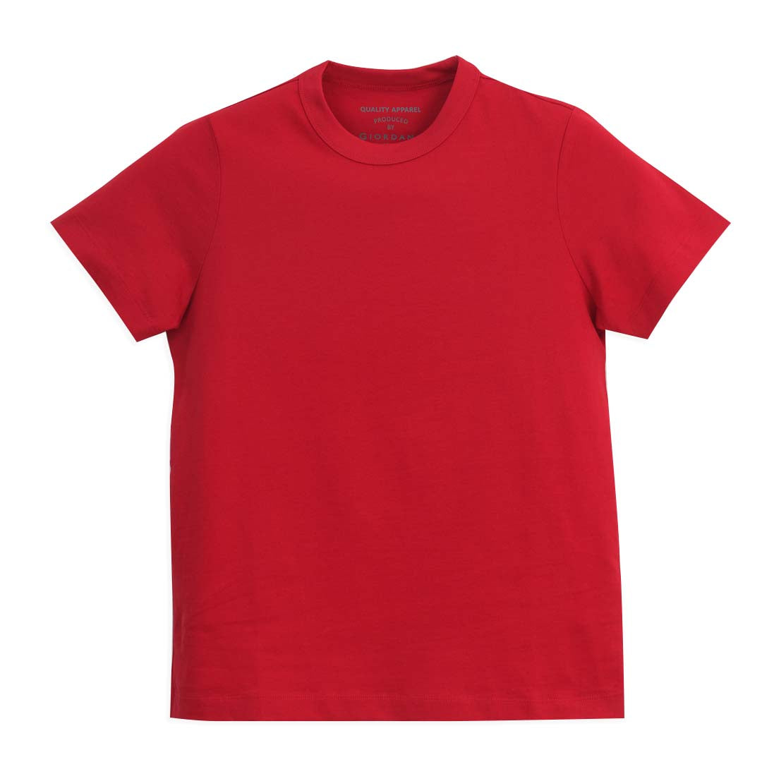 GIORDANO Women's Cotton Jersey Crew Neck Comfort Fit Tee (05326246)