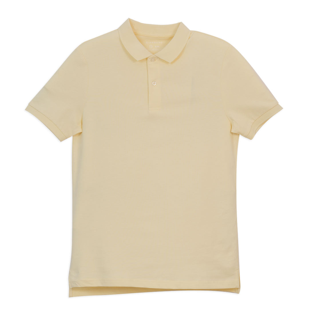 GIORDANO Men's Lycra Pique Slim Fit Sweatmark-Free Polo (01016248)