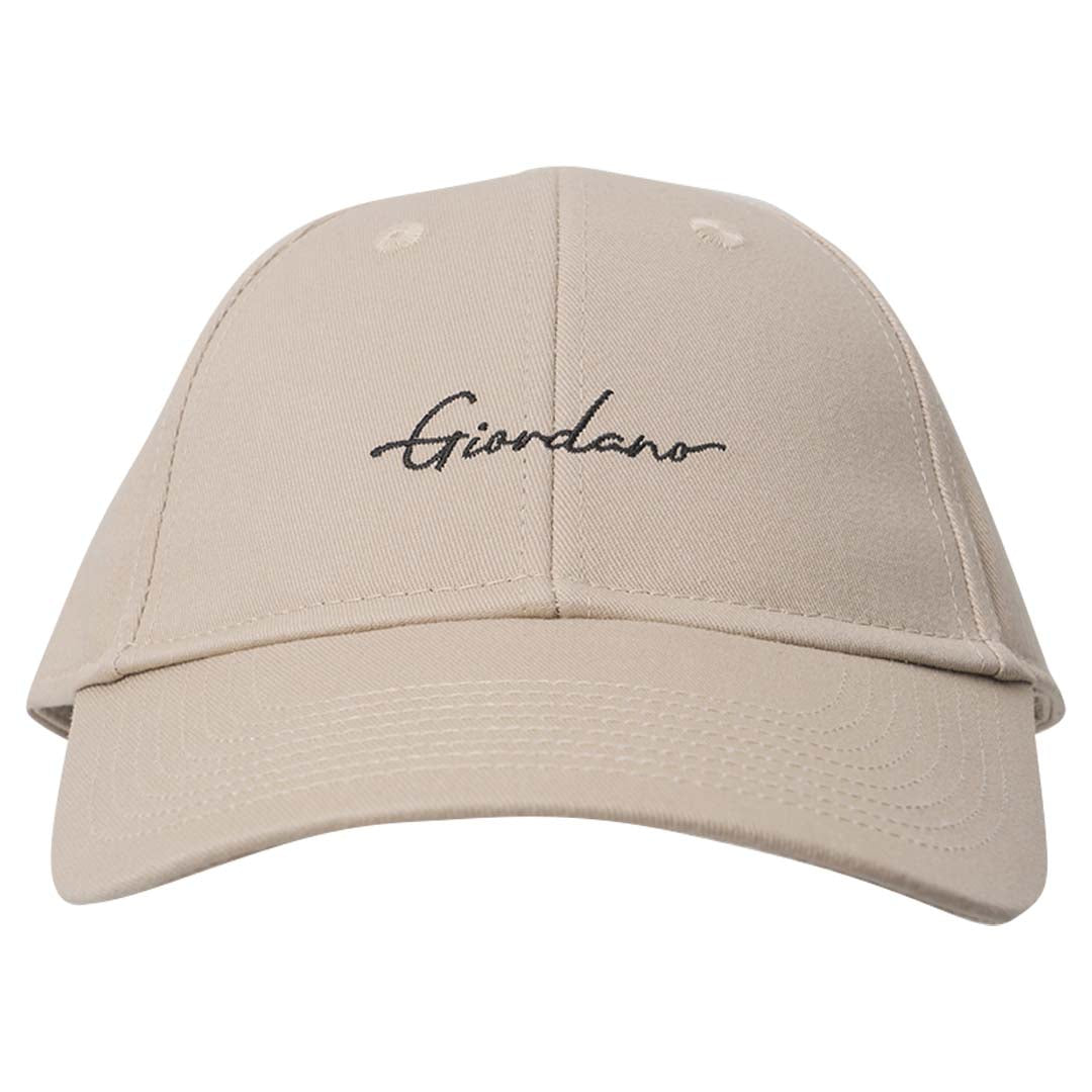 GIORDANO Men's Signature Logo Embroidery Cap (01206005)