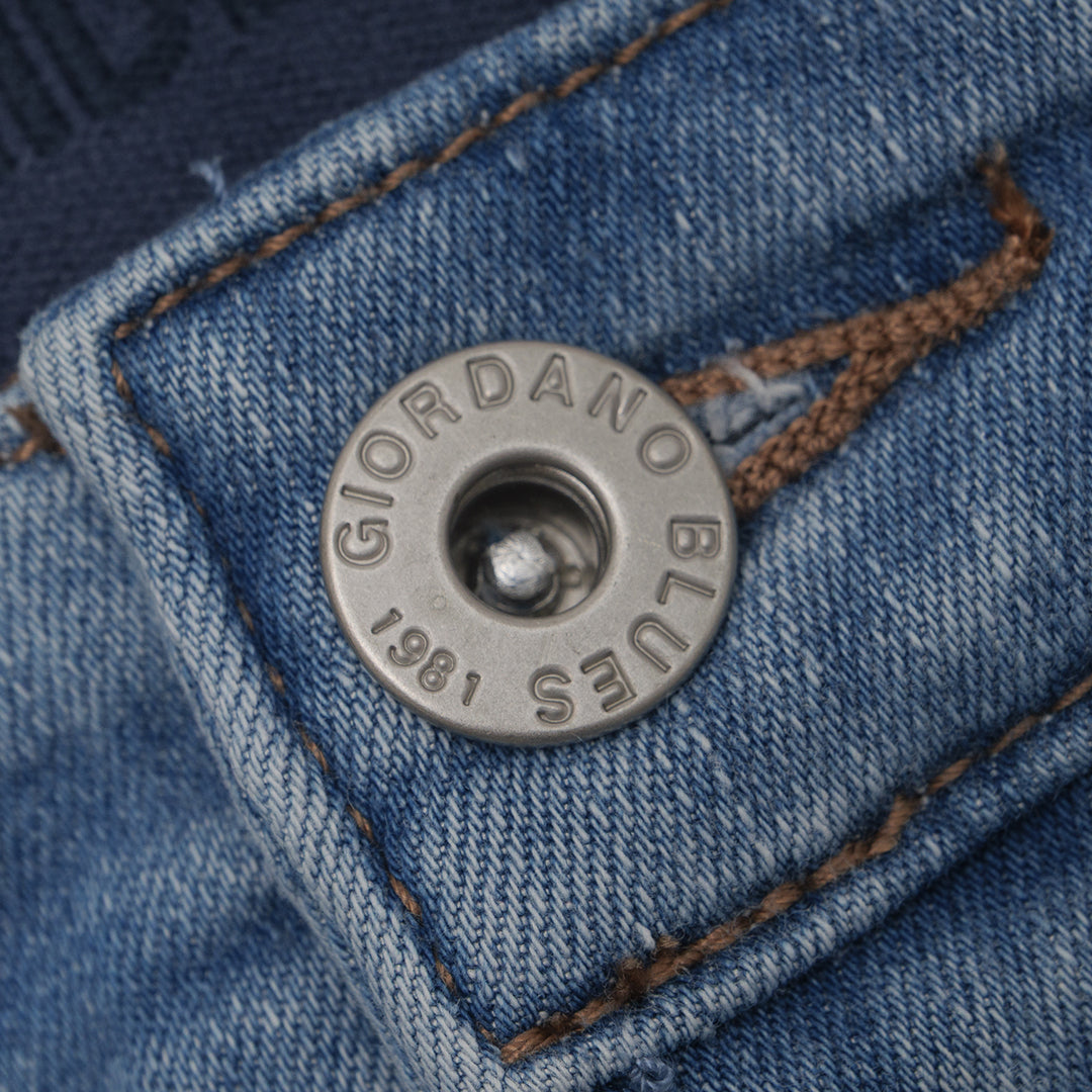 GIORDANO Women's High Waist Wide Leg Denim Pants (05415039)