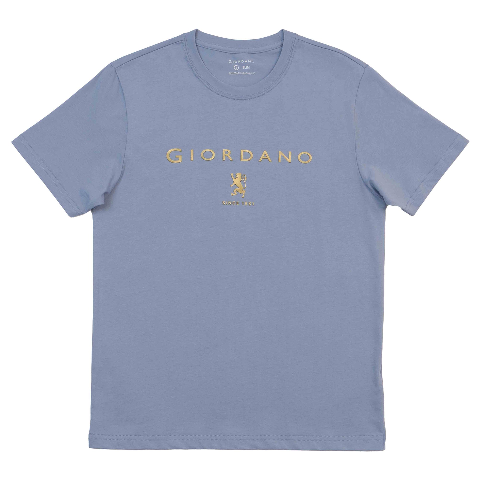 GIORDANO Men's Lion Logo Tee (01095261)
