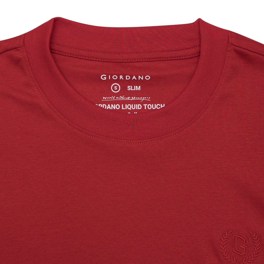 GIORDANO Men's Liquid Touch Crew Neck Tee (01023802)