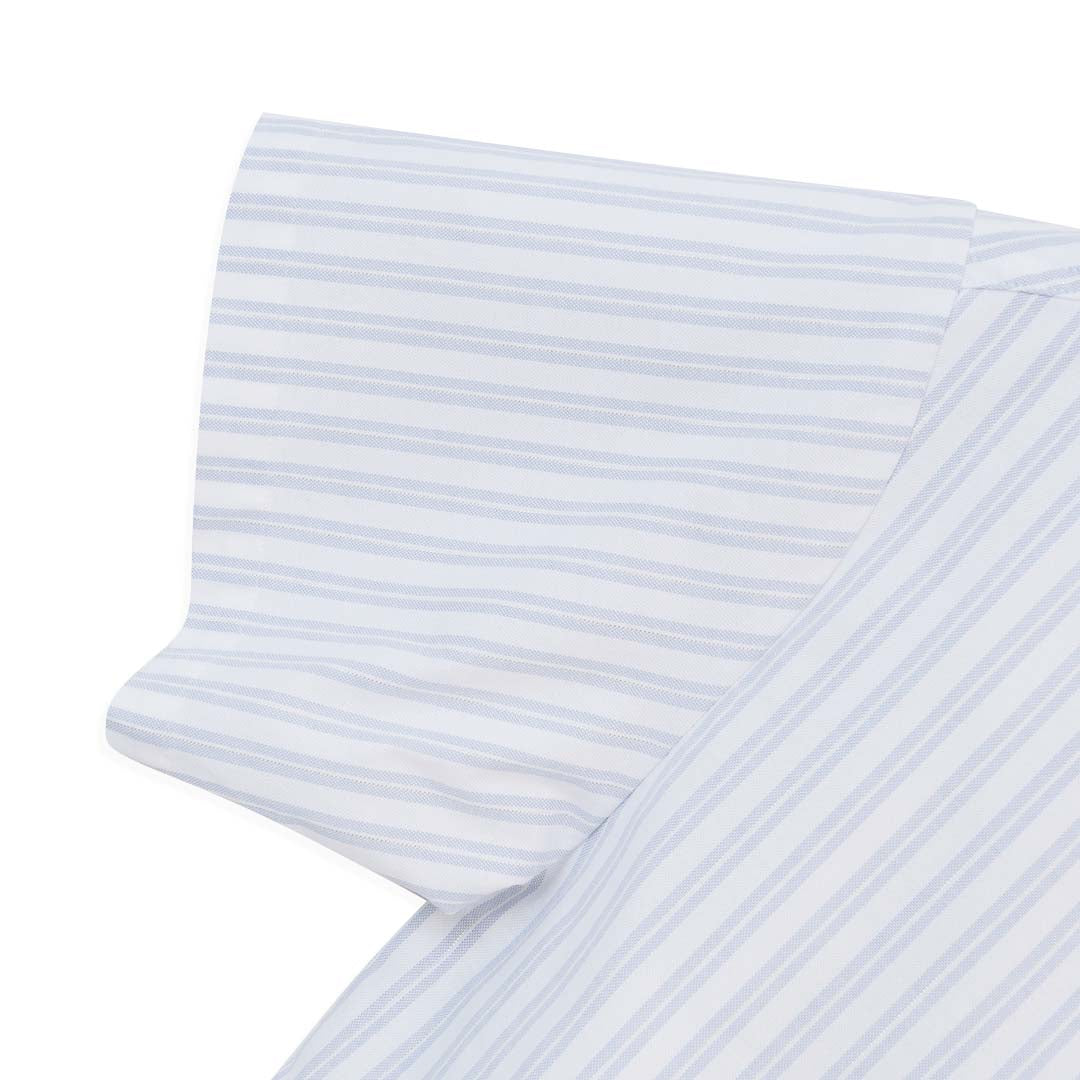 GIORDANO Women's Cotton Lycra Stretch Oxford Acute Collar Short Sleeves Crop Eco Soft Shirt (05346227)