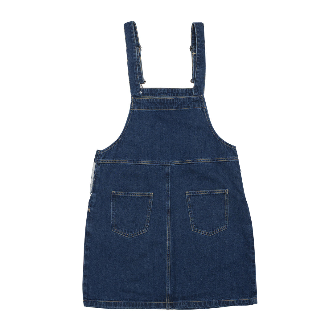 Women's Cotton Denim Sleeveless Loose Fit Dress (13463313)