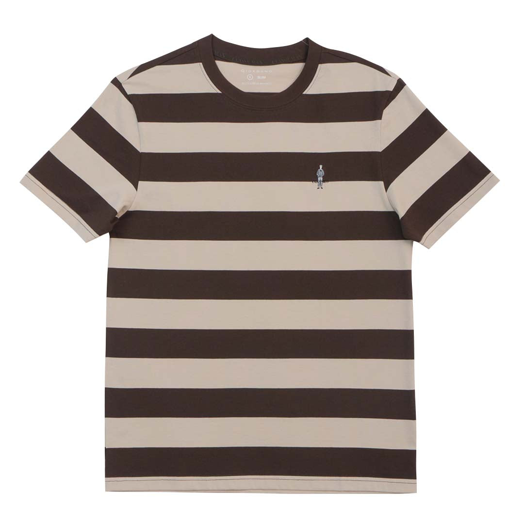 GIORDANO Men's Classic Man Stripe Tee (01025264)