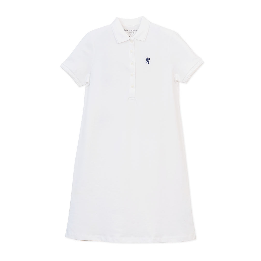 GIORDANO Women's Cotton Lycra Pique Comfort Fit Polo Dress (05466415)
