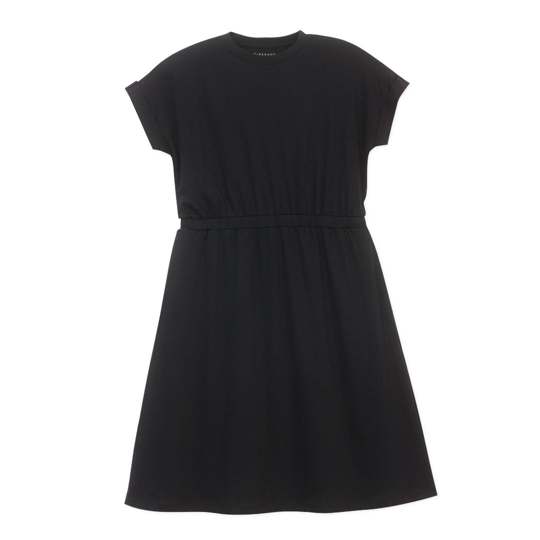 GIORDANO Women's Liquid Touch Crew Neck Boyfriend Fit Dress (05466401)
