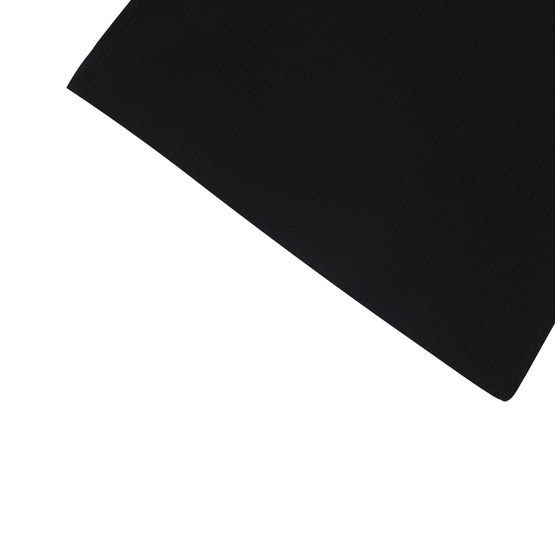 GIORDANO Women's Sorona Jacquard Rib V-Neck Comfort Fit Tee (05325242)