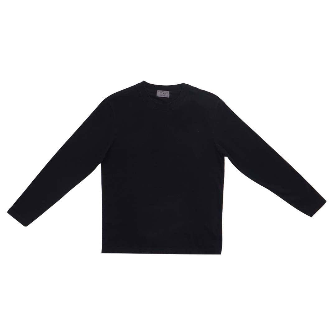 GIORDANO Men's Polyester Spandex Crew Neck Long Sleeves Tee (01025257)
