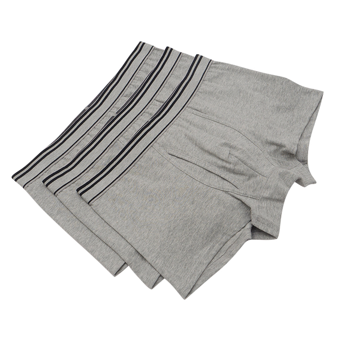 GIORDANO Men's Cotton Spandex Jersey 3 in a Pack Essential Boxer Brief (01175113)