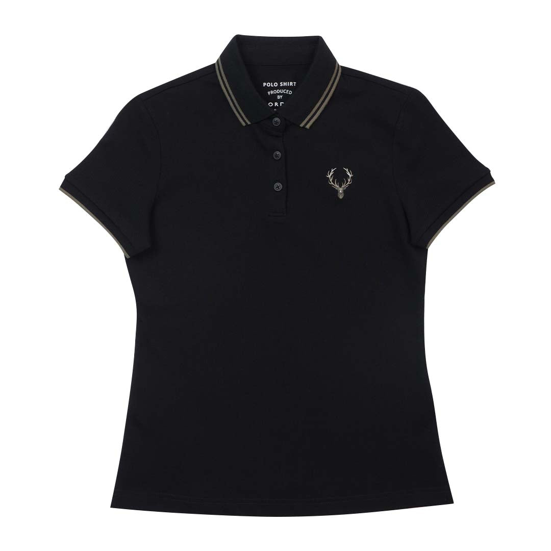 GIORDANO Women's Slim Fit Deer Head Polo (05315362)