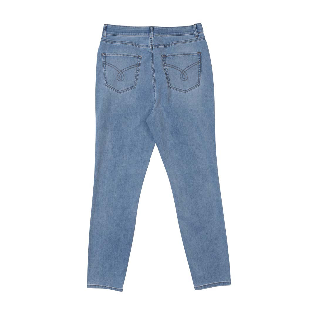 GIORDANO Women's Denim High Waist Slim Tapered Fit Jeans (05415031)