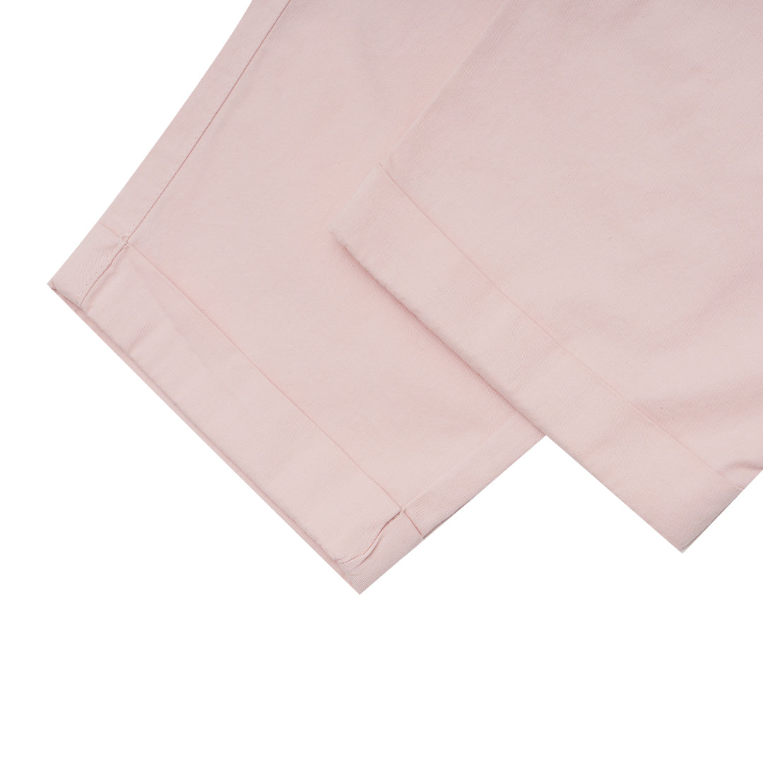 GIORDANO Women's Cotton Twill Mid Rise Relax Tapered Fit Audrey Pants (05425256)