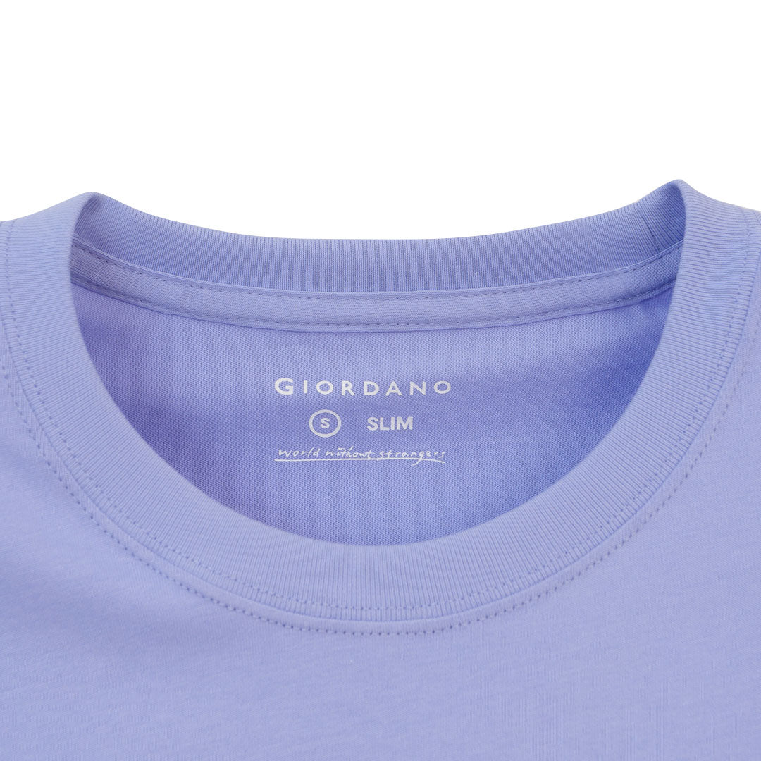 GIORDANO Men's WWS Slim Fit Printed Tee (01096316)