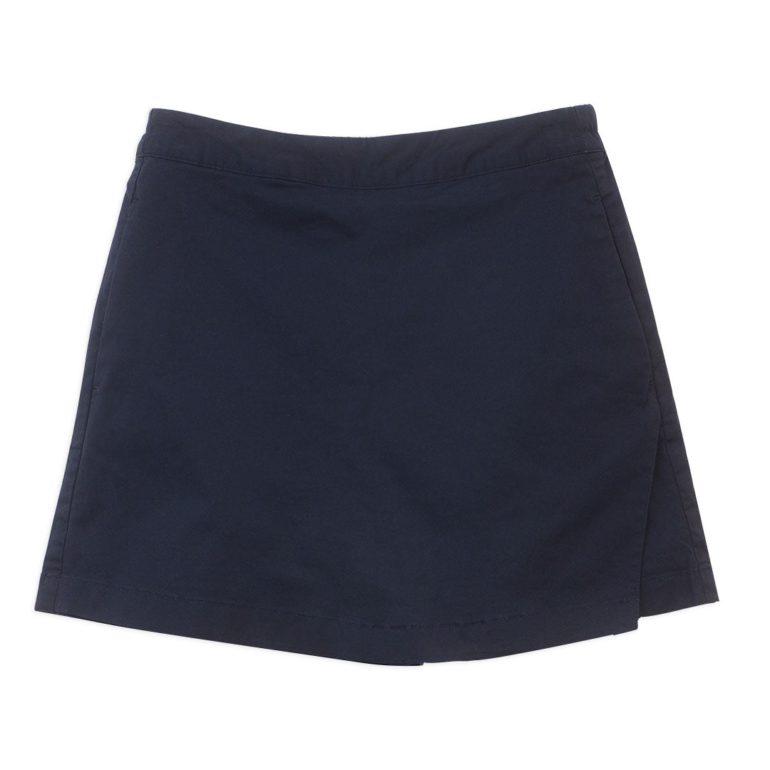 GIORDANO Women's Cotton Spandex High Waist Relax Elastic Waist Skort (05406204)
