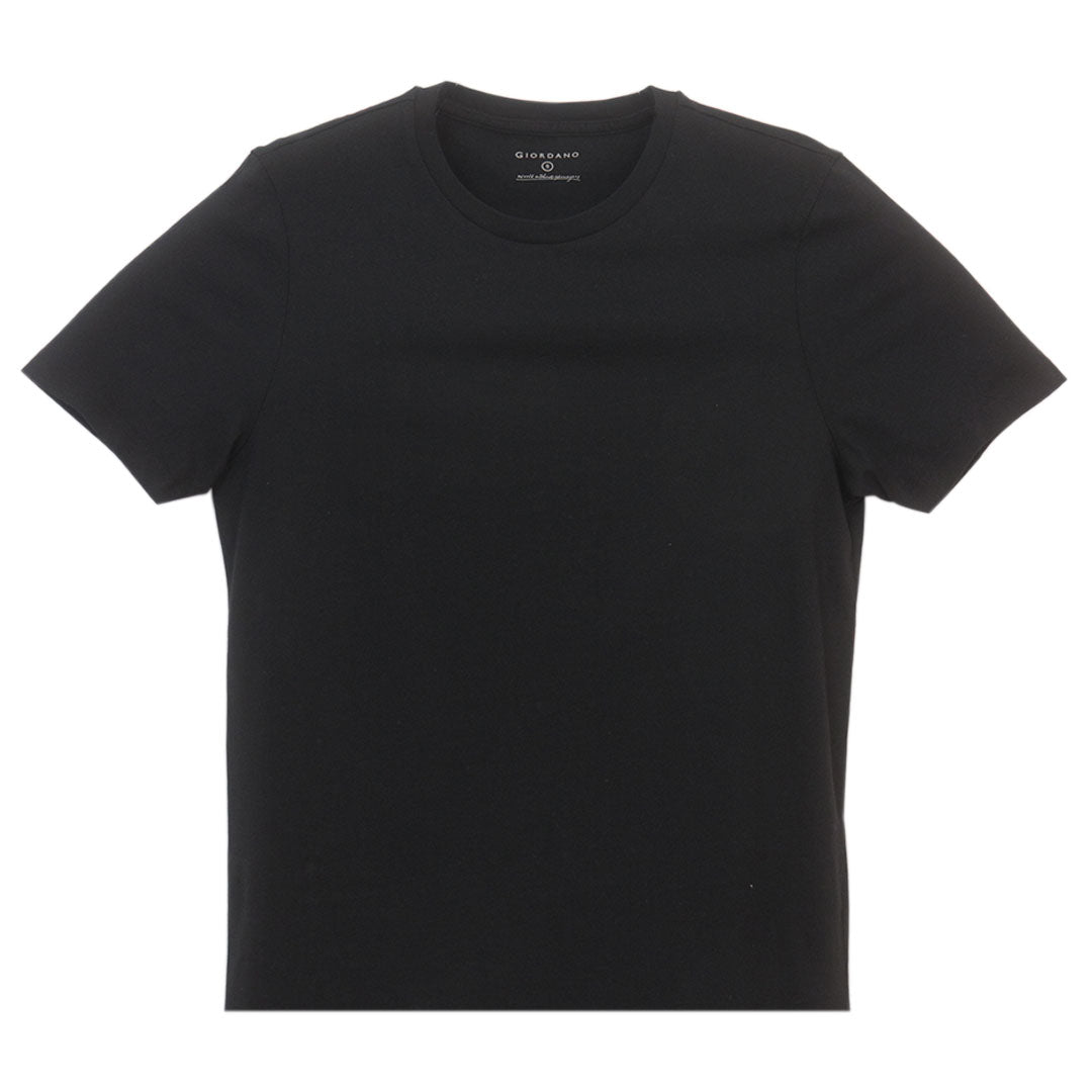 GIORDANO Men's 3-in-a-Pack Cotton Jersey Crew Neck Slim Tee (01246104)