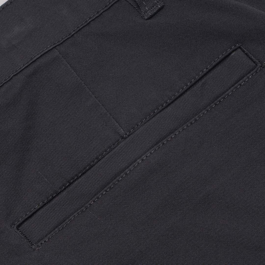 GIORDANO Men's Twill Mid Rise Regular Tapered Khaki Pants (01115027)