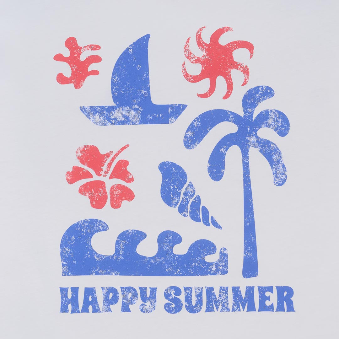 GIORDANO Men's Happy Summer Cotton Jersey Relax Fit Printed Tee (01096344)