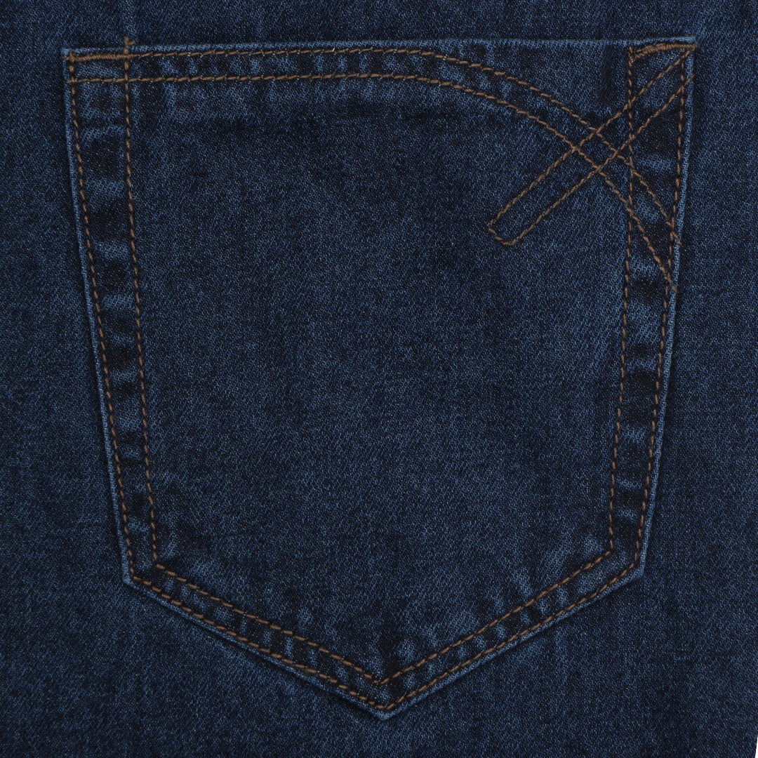 GIORDANO Men's Cotton Denim Mid Rise Relax Fit Jeans (01115025)