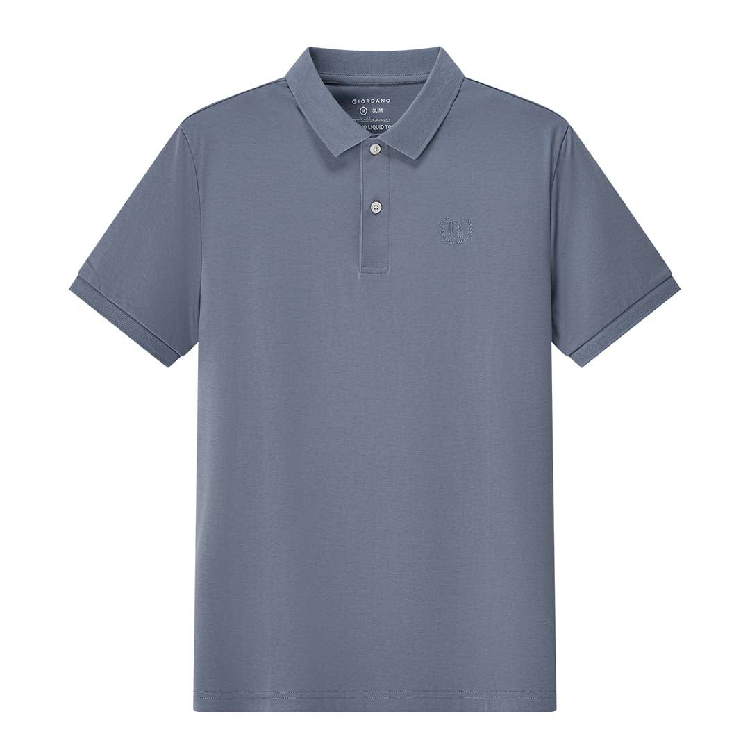 GIORDANO Men's Liquid Touch Slim Fit Polo (01015291)