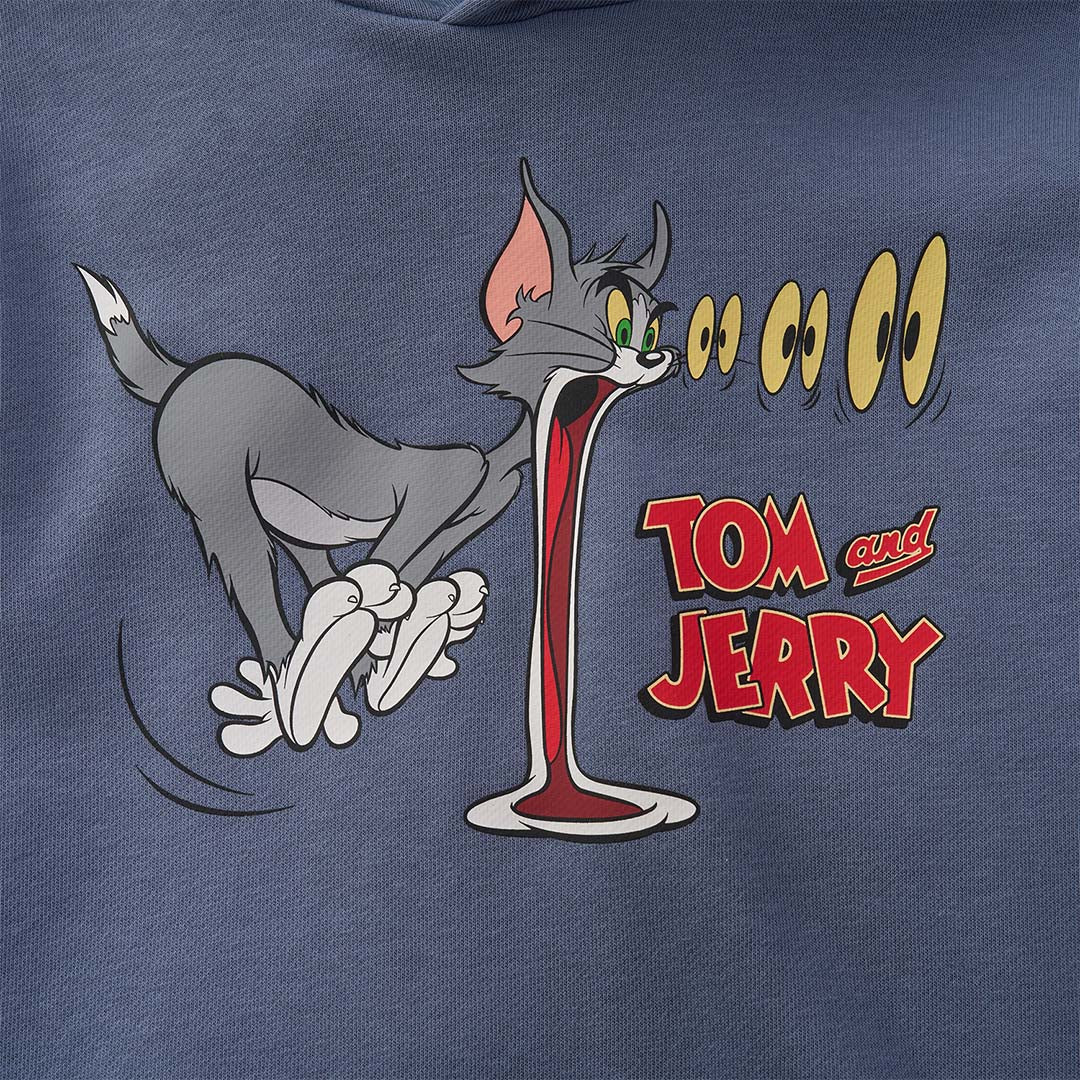GIORDANO Junior Tom and Jerry French Terry Relax Fit Printed Hoodie (03086614)